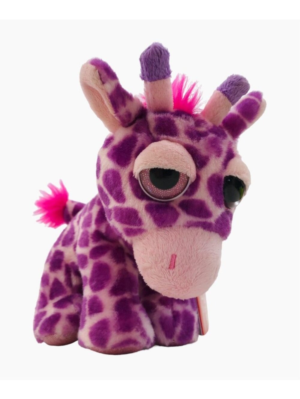 Russ Lil Peepers Violet Purple Pink Giraffe Plush Stuffed Animal Zoo 7in